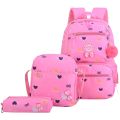 3 Set School Backpacks Printed School Bags For Teenagers Girls Children Orthopedics Backpacks Kids Book Bag Waterproof Schoolbag.