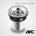 Basin Waste - Round Shape 1.25. 