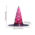 Toddler Witch Costume Fairytale Fancy Witch Dress Up For Girls Wizard Witch Hat Broom For Role-Play Cosplay Costume Party Theme. 