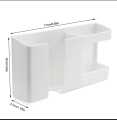 Wall mounted Mobile phone storage box for multi-purpose uses-2 in 1 phone storage-High quality plastic materials-MBSA.