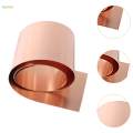 Copper Sheet Roll Thin Cu for Electricity DIY Projects Contractors 0.1mm.