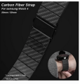 22mm Carbon Fiber Metal Watch Band Wrist Strap For Gear S3/ DT78/ DT98/ DT95/ DT92/ L15/ L13/ L16/ Amazfit Pace/ Zeblaze GTR-2/ Colmi i30/ Mibro X1/ M29 Smartwatch. 