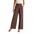 Womens Palazzo Pants For Women Casual wear Wide Leg Pants Work Business High Waisted Dress Pants Flowy Trousers Office Dress Pants Womens Suits Black M.
