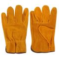 1 Pair Gardening Welding Safety Gloves Faux Leather Garden Non-slip Work Gloves Keep Warm Soft Outdoor Worker Full Finger Gloves.