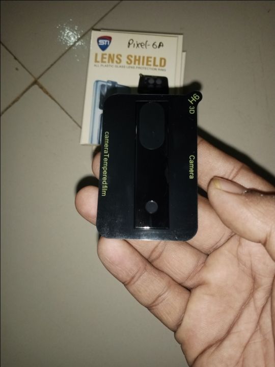 Google Pixel 6A Lens Shield Latest Generation Curvy Border Glass Membrane HD Tempered Glass Camera Full Lens Protector