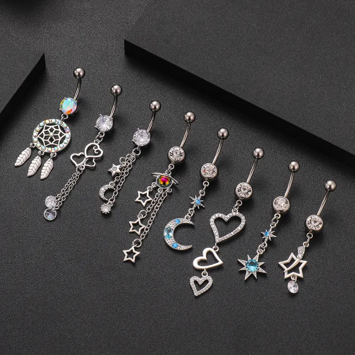 PantiesPantiesHeart%20Dangled%20Belly%20Button%20Rings%20Belly%20Piercing%20Ombligo%20Stainless%20Steel%20Navel%20Barbell%20Planet%20Moon%20Navel%20Piercings%20for%20Women%20-%20Image%202