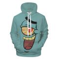 Funny Yellow Boys Hoodies Men Sponge Family Print 3D Hoodie Sweatshirt Men Anime Cartoon Pullover Unisex Hooded Cut Couples coat. 