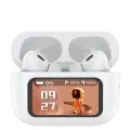 App Support Airpods A9 Pro Touch Screen Display with ANC ENC TWS Earbuds iOS and Android App Supported Airpods Fere Fit App. 