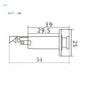 4X 1/4" End Pin Output Input Jack Strap Lock Pin Socket for Guitar Bass.