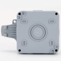 IP66 Weatherproof Waterproof Outdoor Wall Power Socket 16A EU Standard Electrical Outlet Grounded AC110-250V EU Plug.