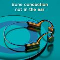 G1 Bluetooth 5.0 Wireless Ear-mounted Sports Bone Conduction Earphone (Black). 