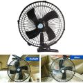 10 Inch 12V Car Electric Fan Adjustable Speed Oscillating Cooling Fans with Clip for Home Travel Car Truck. 
