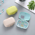 Travel Pill Organizer 8 Compartments Travel Medicine Box Portable Folding Small Pill Case Daily Pill Container. 