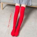 Stretch Stocking Velvet Calze Over Knee Socks Solid Color Temptation Stockings High Students 1 Pair Warm Thigh Long Socks.