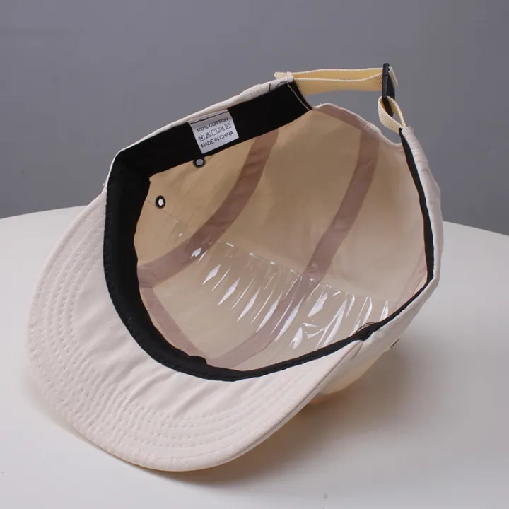 Spring%20Summer%20Short%20Brim%205%20Panel%20Baseball%20Cap%20for%20Women%20Men%20Street%20Soft%20Flat%20Brim%20Hiphop%20Snapback%20Hat%20Outdoor%20Peaked%20Cap%20Unisex%20-%20Image%205
