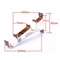 Heavy Duty Home Decor Curtain Accessorie Hang Curtain Rod Holders Metal Double Rod Bracket Double Curtain Rod Bracket Window Hardware Holder.