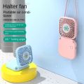 USB Foldable Hanging Neck Electric Fan Mini Cold Air Rechargeable Outdoor Handheld Multifunction Fans. 