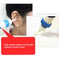 New Cimiva Ear Wax Removal Kit Ear Cleaner Automatic Electric Vacuum Earwax Remover-white+blue.