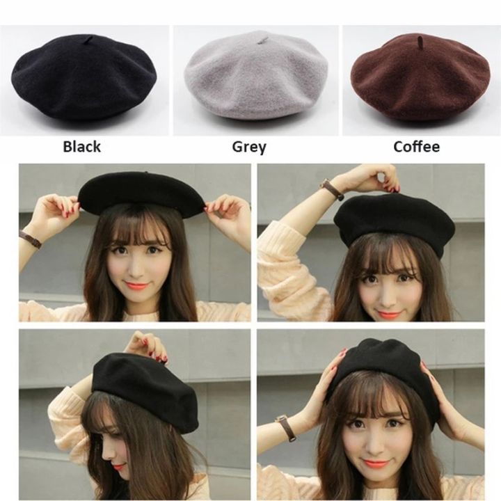 %EF%BC%88NEW%EF%BC%89Women%20Girl%20Beret%20French%20Artist%20Warm%20Wool%20Winter%20Beanie%20Hat%20-%20Image%203