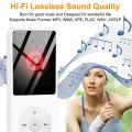 Mini MP3 Player Bluetooth Compatible Speaker HiFi Music Speaker Portable Walkman with Radio FM Recording Ebook.