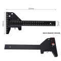Multi Woodworking Sliding Gauge Aluminum Alloy Scribe Ruler Depth Gauge T-Square Scribing Measuring Tools Marking Gauge T Ruler Safe Portable. 