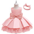 New Sleeveless Set Girls' Princess Bunny Party Children's First Year Dress. 