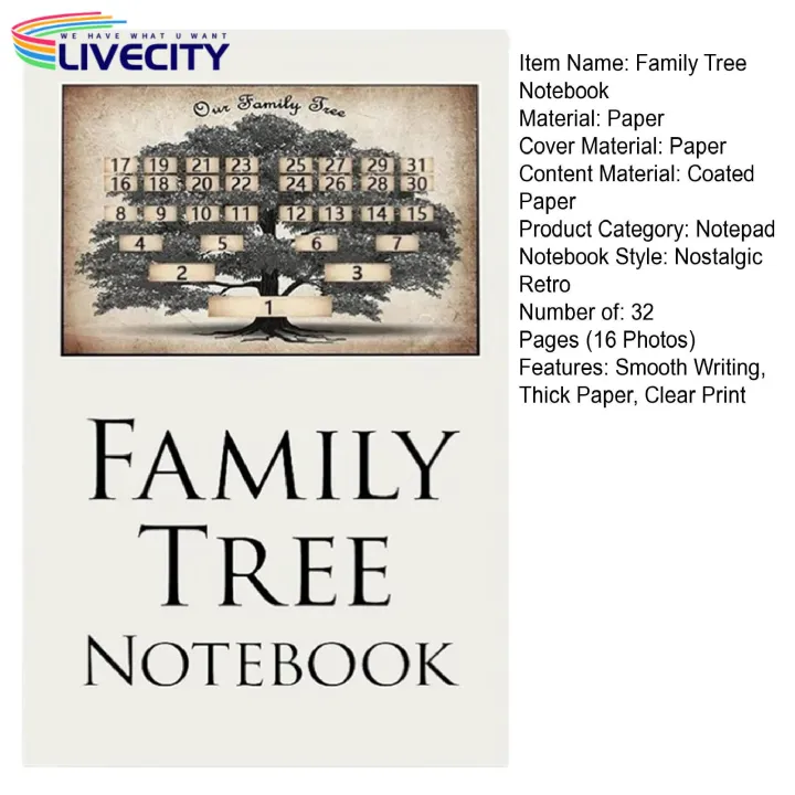 Family%20book%20Discover%20Family%20Roots%20Ancestor%20Record%20Journal%20Perfect%20Gift%20for%20Genealogy%20Enthusiasts%20in%20Soutast%20Asia%20Family%20Keepsake%20-%20Image%204