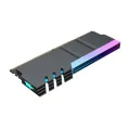 【FUPANG】Computer DDR4 DDR5 5V Sync Memory Radiator RGB Colorful RAM Heatsink Cooler Cooling Shim Black. 