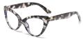 Vintage Fashion Anti Blue Light Hyperopia Reading Glasses Women Men T Brand Big Transparent Computer Cat Eye Glasses Frame +1 +2. 