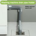 【Latest Style】 5pcs Creative Plastic Clamp Hooks Self-adhesive Cable Clips Wiring Hose Clamp Fasteners Support Washing Machine Drain Holder Electrical Fittings.