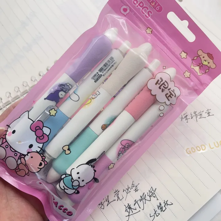 Cute%20Sanrio%20Pang%20Ding%20Cloud%20Pen%20Quick-Drying%20st%20High%20Head%20and%20Good%20Appearance%20Clow%20M%20Small%20Cloth%20Du%20Gel%20Pen%20-%20Image%204