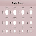 24pcs/set cat eyes nails for women girls red brown green blue grey sparkling short tips faux ongles press on false nail. 