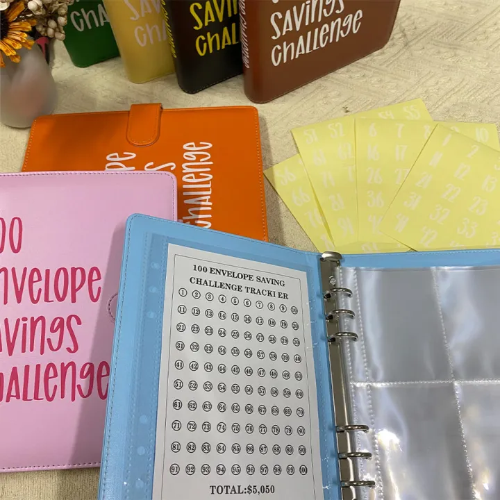 10%20Colors%20Memo%20Pad%20100%20Envelope%20Challenge%20Binder%20Beautifully%20PU%20Easy%20savings%20challenges%20binder%20Fun%20way%20to%20save%20with%20Memo%20Pad%20binder%20for%20Money%20budget%20organizer%20Emergency%20fund%20-%20Image%204