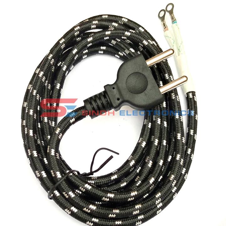 Standard%20Power%20Cord%20&%20Extension%20Cord%20AC%20Power%20Cord%203%20Prong%20Cotton%20Braided%20for%20Steam%20Iron%20-%20Image%204