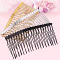 【Daily Necessities For Anyone Store】10pcs Inserted Comb Metal Wire Clip Comb Headband for Women Girls Fashion Hair Styling Tool Hair Comb. 