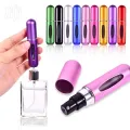 5ml Portable Mini Refillable Perfume Bottle With Spray Scent Pump Empty Cosmetic Containers Spray Atomizer Bottle For Travel. 