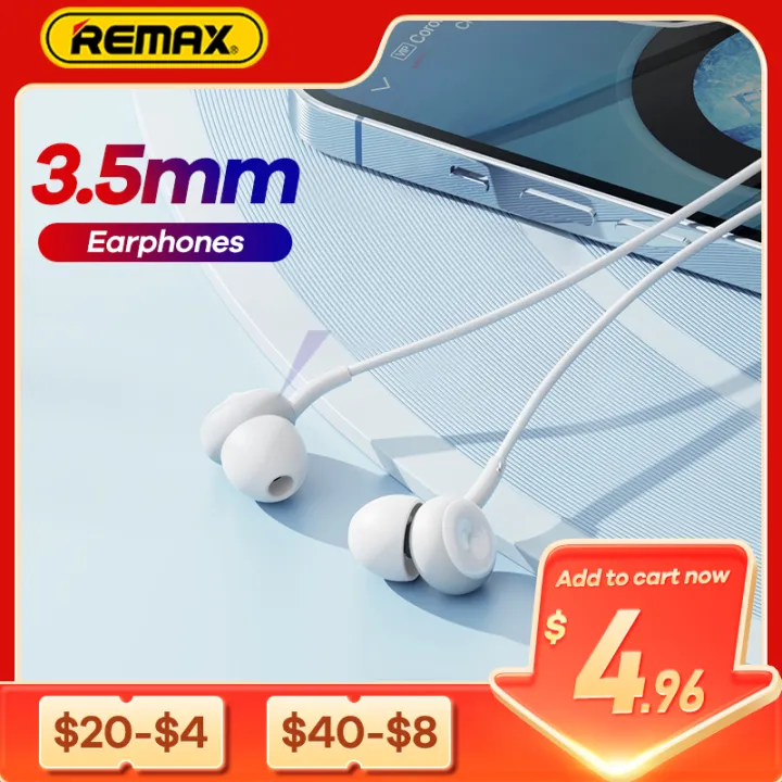 Remax RM-510 Wired Headphones Touch Music Noise Reduce High Quality ...
