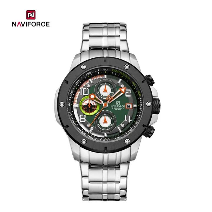 NAVIFORCE NF8056 Stylish and Trendy Men’s Watch Waterproof Luminous Multi-Functional Quartz Watch for Men