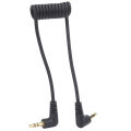 Cable Black Plastic+Alloy Lightweight Microphone Spring Adapter Wire Faster. 