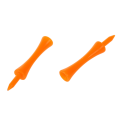 TWEXQNY 250Pcs 70Mm Big Castle Golf Tees (Orange).