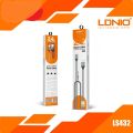 LDNIO LS432 MICRO USB 2000MM (2M) DATA CABLE CHARGE AND SYNC MICRO DATA CABLE.