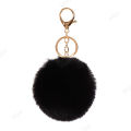 Cute Imitation Rex Rabbit Fur Plush Keychain 8cm Fluffy Pompom Ball Bag Backpack Decoration Car Key Chain Girl Gift Accessories. 