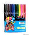Uni-fine Water Colour Sign Pen 12Pcs - MultiColour.
