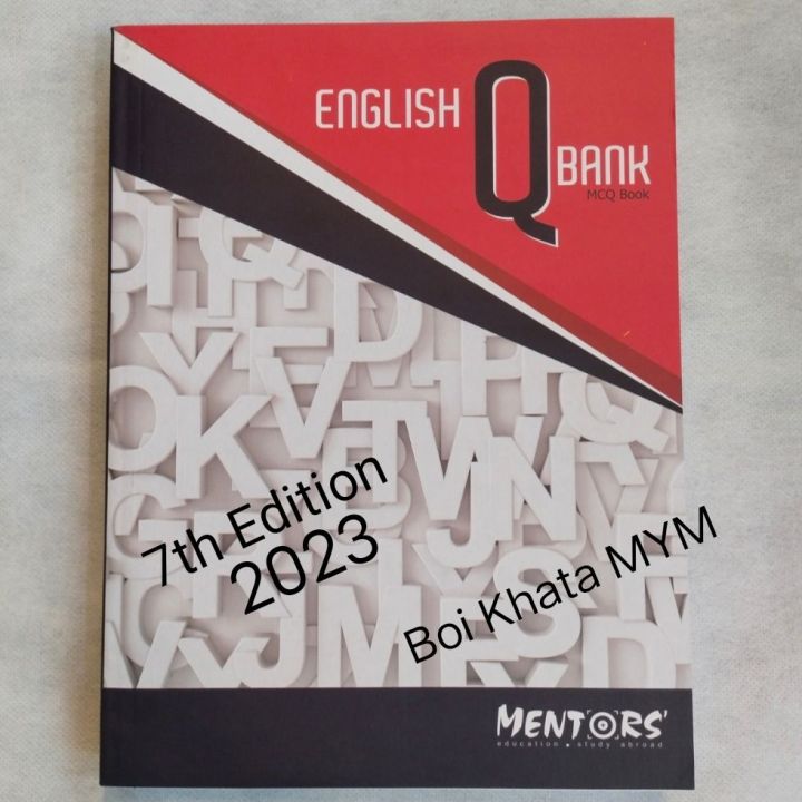 Mentors English Q Bank / Mentors All Test English Solution