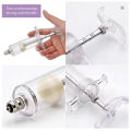 10ml Animal Nylon Syringe for Cow Poultry Chicken Cattle Sheep injector and Bird Hand Feeding Transparent Syringes Vet Tools Reusable Veterinary Stainless Steel Syringe Hypodermic. 