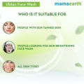 Mamaearth Ubtan Face Wash 100 Ml Natural Skin Care Product for Facial Cleansing.