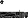Wired Keyboard and Mouse Set Desktop Laptop All-in-one Keyboard Combo Kits for Laptop Mac Desktop PC Business Office Home Supply. 