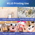 Phomemo M110 Thermal Wir-ele-ss Label Printer Sticker Mini Printer Barcode Blue-tooth Label Maker Price Tag Printers Free APP.