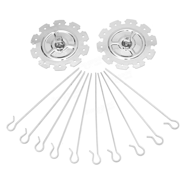 JAERBEE%202X%20304%20Stainless%20Steel%20Rotating%20Grill%20Skewers%20BBQ%20Grill%20Cage%20Air%20Fryer%20Lamb%20Skewers%20Grill%20Electric%20Oven%20Accessories,25cm%20-%20Image%205