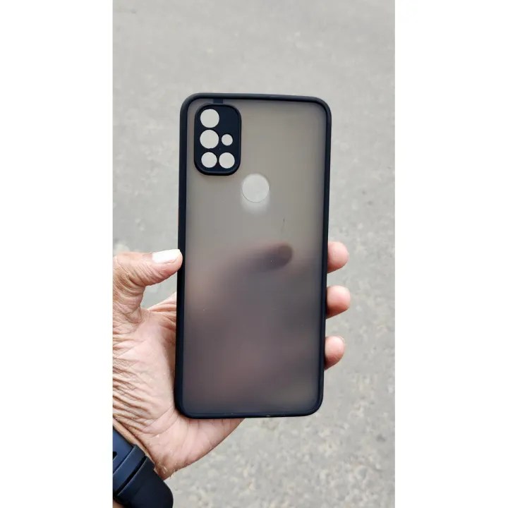 Camera Protection Bumper Phone Cases For OnePlus Nord N10 - Matte Translucent Shockproof Back Cover - Phone Accessory - OnePlus Nord N10 Case